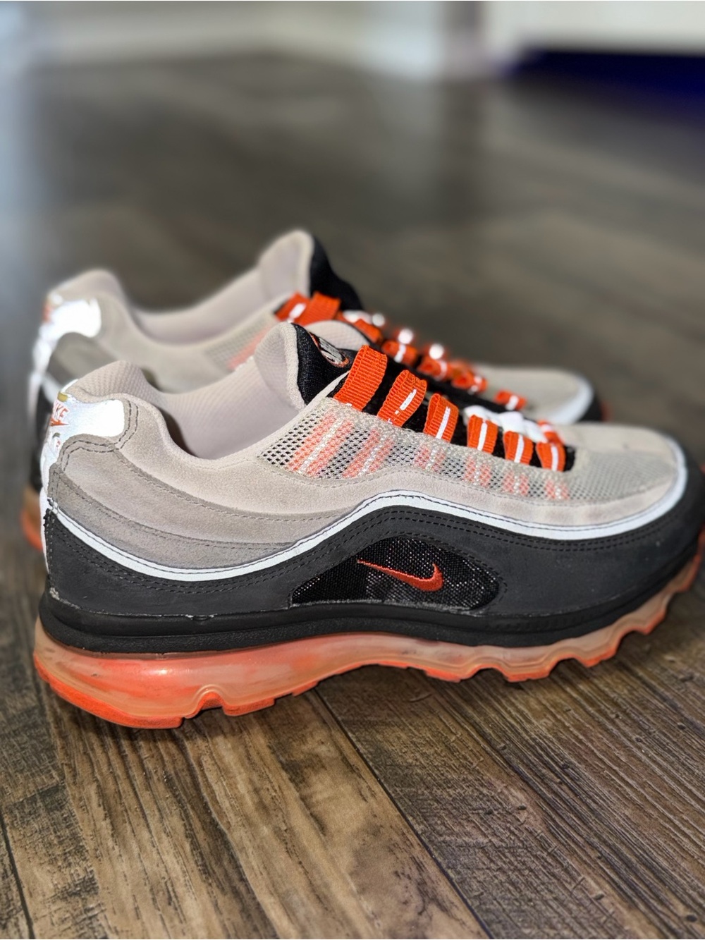 Nike kids Air Max 97 Sneakers - Black/Grey/Orange